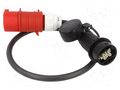 Cable: eMobility; 1x0.5mm2,5x6mm2; 440V; 22kW; IP44; three-phase LAPP LAPP-5555923001