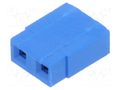 Connector: pin strips; jumper; female; 3A; 2.54mm; 1x2; Type: open HARWIN M7571-05