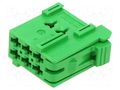 Connector: automotive; plug; female; JPT; PIN: 6; for cable; green TE Connectivity 1-965640-5