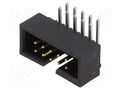 connector CGrid Hdr Shrd R.A /OStdf .38AuLF 10Ckt MOLEX MX-70247-1051
