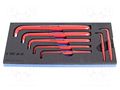 Wrench-set; hex key,insulated; 7pcs. UNIOR UNIOR-621798