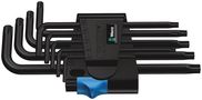 967/9 TX HF 1 L-key set with holding function, BlackLaser, 1 x TX 8x76; 1 x TX 9x79; 1 x TX 10x85; 1 x TX 15x90; 1 x TX 20x96; 1 x TX 25x104; 1 x TX 27x112; 1 x TX 30x122; 1 x TX 40x132, Wera 05024244001