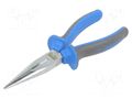 Pliers; half-rounded nose,elongated; 170mm; 508/1BI UNIOR UNIOR-607876