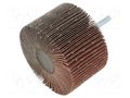 Grinding pin; Granularity: 120; Mounting: rod 6mm; Ø80x50mm PG PROFESSIONAL PG-RG.104