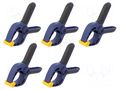 Clamp-set; universal; max.35mm; plastic; 5pcs. RAPID RAP-5001478