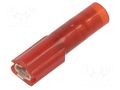 Terminal: flat; Avikrimp; straight; crimped; Contacts: brass; red MOLEX MX-19002-0016