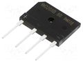 Bridge rectifier: single-phase; Urmax: 800V; If: 20A; Ifsm: 240A SHINDENGEN D20XB80-7000