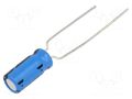 Capacitor: electrolytic; THT; 10uF; 63VDC; Pitch: 2mm; ±20%; 2000h VISHAY GRC00AA1001JTFL
