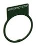 LEGEND PLATE, EMERGENCY STOP SW, 60MM LP41