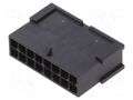 connector MicroFit 3.0 Plug DR FreeHang 16Ckt MOLEX MX-43020-1601