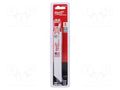 Hacksaw blade-set; metal; 150mm; 24teeth/inch; 5pcs. Milwaukee MW-48005186