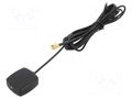 Antenna; BEIDOU,Galileo,GNSS,GPS,QZSS; magnet,for ribbon cable 2J Antennas 4D01MPCF300LLSMA