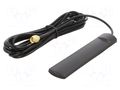 Antenna; 2G,3G,4G,GSM,LTE; 2.2dBi,3dBi,4dBi; glued; 116x22x6.7mm 2J Antennas 5024P300LL100SMA