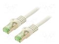 Patch cord; RJ45 plug,both sides; S/FTP; Cat 8.1; stranded; Cu Goobay S/FTP8.1-CU-070GY