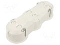 Enclosure: junction box; Ø: 63mm; Z: 45mm; plaster embedded; white JONEX JX-PK-63/45G-WH