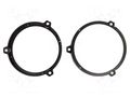 Speaker frame; 165mm; Kia; Kia Rio IV 2017->; 2pcs. 4CARMEDIA RAM-20.510/K