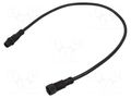 Cable: for sensors/automation; plug; PIN: 8; M12 male,M12 female AMPHENOL LTW MSAP08MLSAPFLSDA05