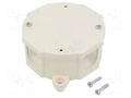 Enclosure: junction box; X: 60mm; Y: 60mm; Z: 30mm; wall mount; white JONEX JX-PHB/E-WH