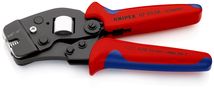 KNIPEX 97 53 08 SB Self-Adjusting Crimping Pliers for wire ferrules with front loading with multi-component handles burnished 190 mm 97 53 08 SB 4003773040484