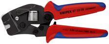 KNIPEX 97 53 09 Self-Adjusting Crimping Pliers for wire ferrules with front loading with multicomponent handles burnished 190 mm 97 53 09 4003773044550