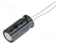Capacitor: electrolytic; THT; 1000uF; 25VDC; Ø10x20mm; Pitch: 5mm NICHICON UVZ1E102MPD1TD
