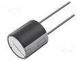 Capacitor: electrolytic; low ESR; THT; 180uF; 63VDC; Ø10x20mm; ±20% PANASONIC EEUFR1J181