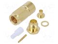 connector SMC Str Plg PS 50Ohm Gold Pltd RG174A/U, TE Connectivity 1-1337607-0