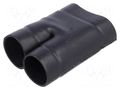 Cable breakout; glueless; 13.2mm; black; elastomer crosslinked TE Connectivity 301A022-25-0