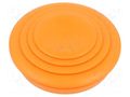 Grommet; elastomer thermoplastic TPE; orange; Øcable: 0÷28mm OBO BETTERMANN OBO-7205677