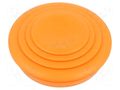Grommet; elastomer thermoplastic TPE; orange; Øcable: 0÷28mm OBO BETTERMANN OBO-7205677