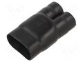 Cable breakout; glueless; 38.6/26.9mm; black; -75÷150°C; RAYCHEM TE Connectivity 382A034-25-0