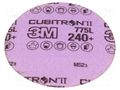 Sanding plate; 125mm; Granularity: 240; w/o holes; Mounting: bur 3M 3M-7100145403