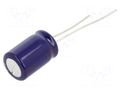 Capacitor: electrolytic; THT; 220uF; 63VDC; Ø10x16mm; Pitch: 5mm PANASONIC ECA1JM221B