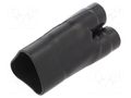 Cable breakout; glueless; 38.6/19.3mm; black; -75÷150°C; RAYCHEM TE Connectivity 462A023-25-0