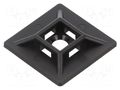 Holder; screw; polyamide; UL94V-2; black; Tie width: 4.8mm; L: 28mm BM GROUP BMN0903