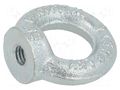 Lifting eye nut; eye; M8; steel; Plating: zinc; DIN 582; 20mm ELESA+GANTER DIN582-M8-ST