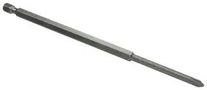 HEX BIT, PHILLIPS, #1X152MM, TOOL STEEL 491-CX