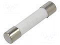 Fuse: fuse; 750mA; 250VAC; quick blow; ceramic; 6.3x32mm; brass OPTIFUSE FCA-750MA