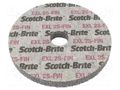 Grinding pin; fleece; Dim: Ø125x12mm; Grit: 2S; mounting holes HURAGAN HUR-SXW-F2121222