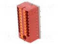 Splice terminal: distribution block; 2.5mm2,6mm2; ways: 1; red PHOENIX CONTACT PTFIX618X2.5NS35RD