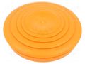 Grommet; elastomer thermoplastic TPE; orange; Øcable: 0÷34mm OBO BETTERMANN OBO-7205679