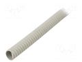 Spiral wrapping; PVC; grey; L: 1m; -30÷60°C; SP; Features: flexible PARTEX SP-15100KN8