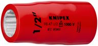 KNIPEX 98 47 9/16" 12-Point Socket with internal square 1/2" 55 mm 98 47 9/16" 4003773021094