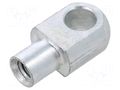 Mounting element for gas spring; zinc plated steel; 8.5mm PNEUMAT HG-CH-M6