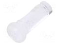 Fiber for LED; Ø2.2mm; L: 4.5mm; round; Front: flat; straight; IP68 MENTOR MR-1292.1402