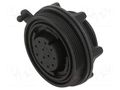 Connector: circular; socket; female; PIN: 12; 5A; 50V; w/o contacts BULGIN PX0796/S