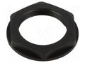 Nut; M32; polyamide 66; black; Thread: metric; Pitch: 1.5; -50÷135°C HELLERMANNTYTON ALPA-M32--BK