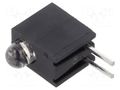 LED; in housing; 3mm; No.of diodes: 1; green; 20mA; 45°; 40mcd BIVAR H101CGC
