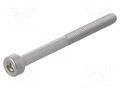 Screw; M3x35; 0.5; Head: cheese head; hex key; HEX 2.5mm; DIN 912 KRAFTBERG M3X35/D912-A4