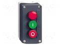 Control cassette; 22mm; Harmony XB5; No.of butt: 2; flat; IP66 SCHNEIDER ELECTRIC XALD363M